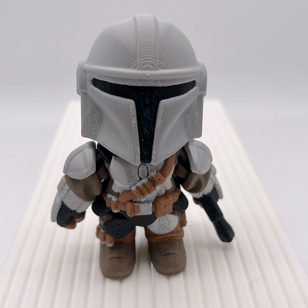 3D printed Articulated Star Wars Mandalorian Fidget Toy Fun Collec…